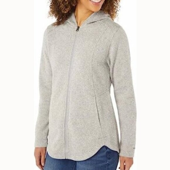 Eddie Bauer Women's Radiator Fleece 2.0 Long Full Zip Hooded Jacket - S - Picture 1 of 8